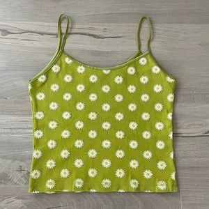 ENERGIE Vintage Green Daisy Print Tank